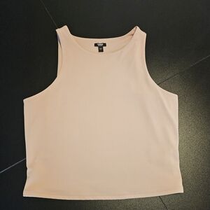 Express Light Pink Body Contour Tank